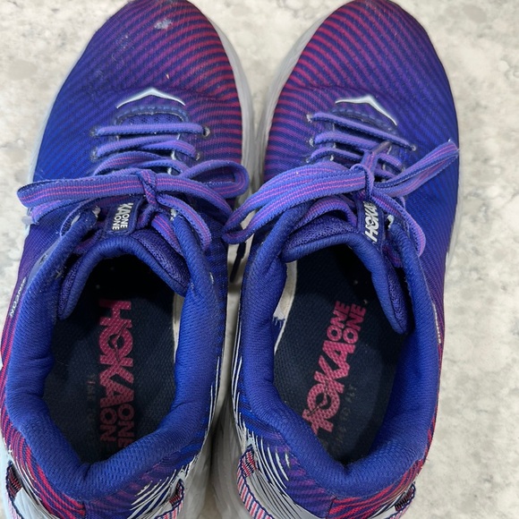 Hoka Vibrant Purple and Blue Sneakers - Picture 5 of 7